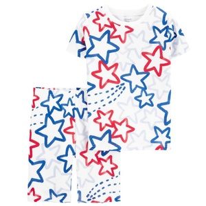 Carter’s 4th of July Stars Shirt Shorts Pajamas